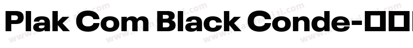 Plak Com Black Conde字体转换